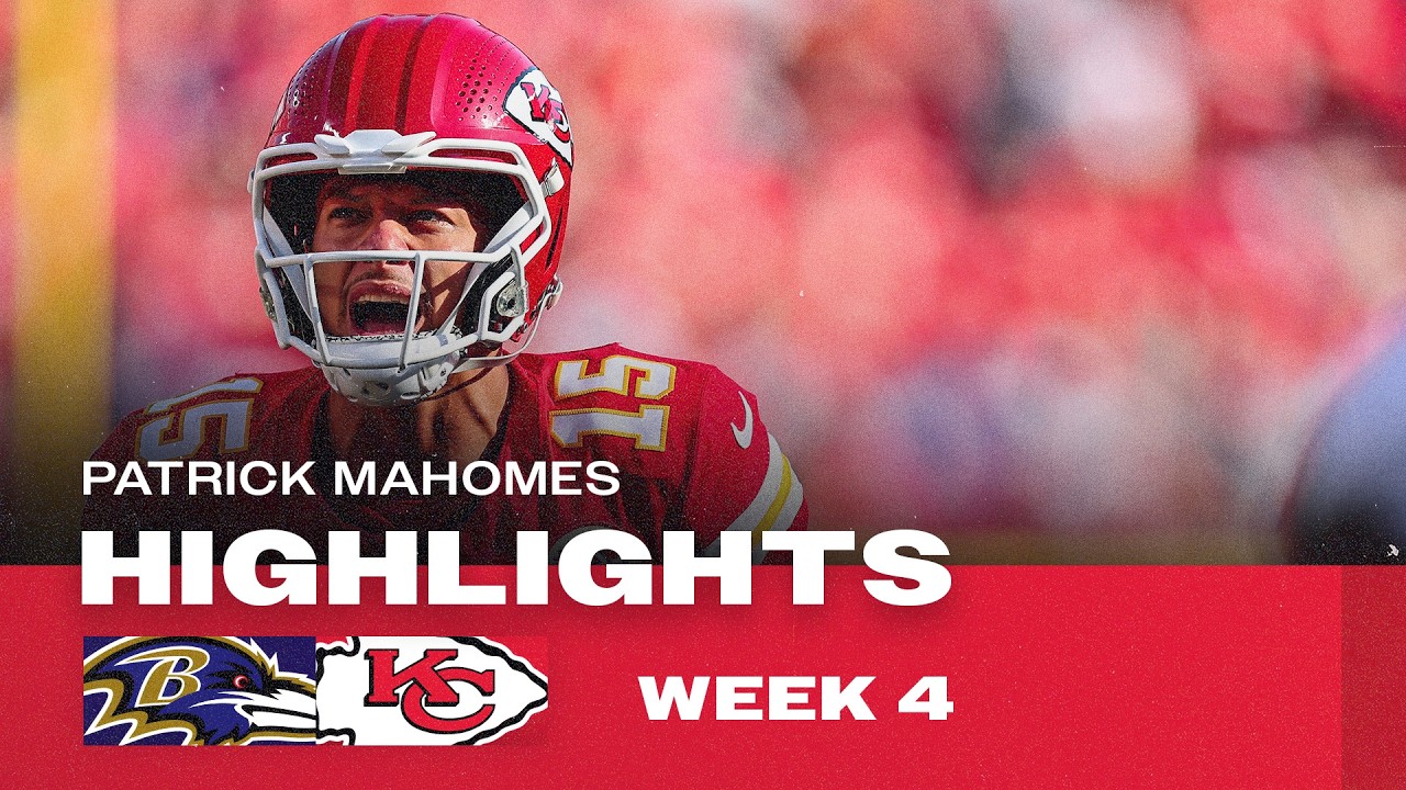 EVERY Patrick Mahomes COMPLETION + RUSH from Week 4 vs Baltimore Ravens | Kansas City Chiefs