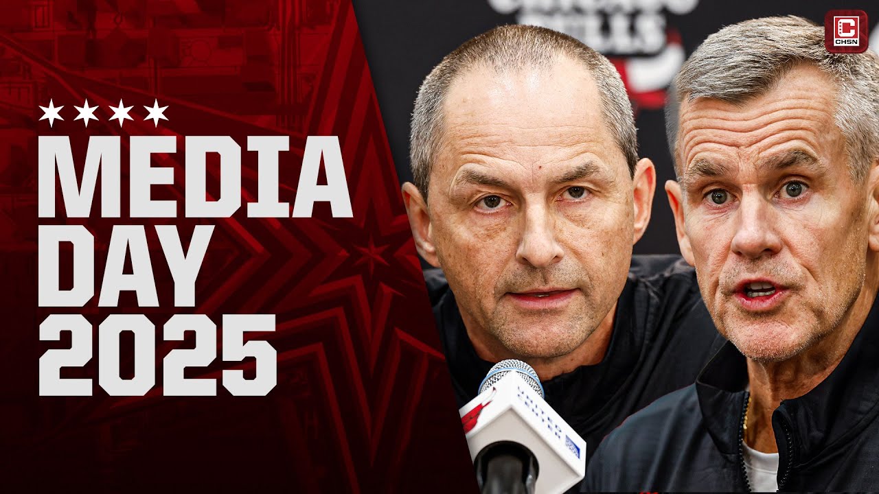 Billy Donovan & Arturas Karnišovas speak at Bulls media day 2025 | CHSN Chicago Bulls