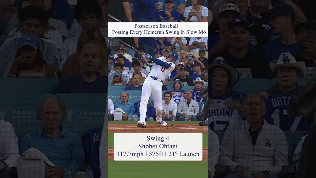 Shohei Ohtani Leadoff HR | Wild Card Game vs Reds | MLB Postseason 2025