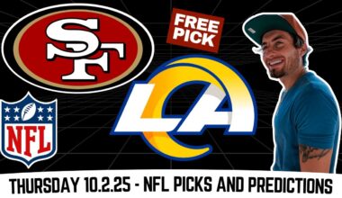 NFL Free Picks - San Francisco 49ers vs L.A. Rams Prediction 10/2/25 | Griffin Murphy NFL Best Bets