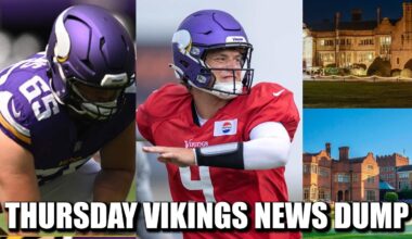 Minnesota Vikings News Dump (10.2.2025) | ANOTHER OL Injury? McCarthy Practice? Downton Abbey