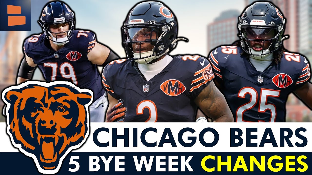 Chicago Bears Making MAJOR Bye Week Changes Ft. Theo Benedet, Kyle Monangai & DJ Moore?