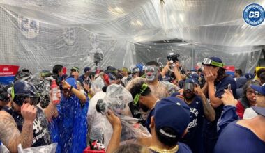 2025 Wild Card: Will Smith, Anthony Banda & Dodgers celebrate after sweeping Reds