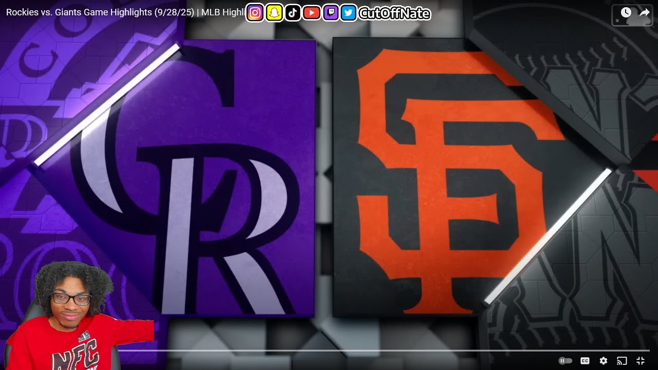 GIANTS FAN REACTS TO Rockies vs. Giants Game Highlights (9/28/25) | MLB Highlights