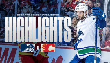 Game in 10 | Canucks at Flames Pre-Season Highlights (Oct. 1, 2025)