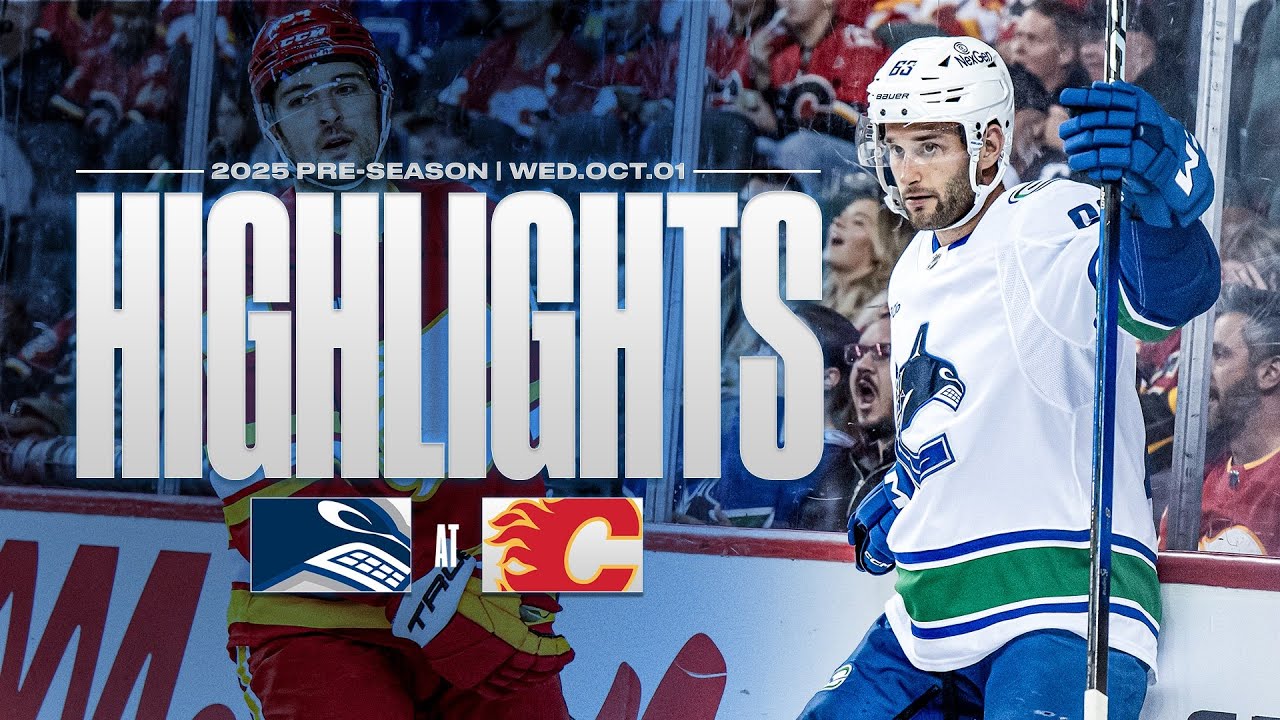 Game in 10 | Canucks at Flames Pre-Season Highlights (Oct. 1, 2025)