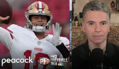 49ers' Brock Purdy, Jauan Jennings, Ricky Pearsall out vs. Rams | Pro Football Talk | NFL on NBC