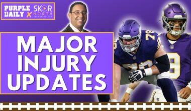 MAJOR Minnesota Vikings injury updates; Who plays center?; When will JJ McCarthy be back?