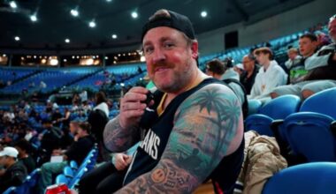 Australian Pelicans fans react to open practice | NBA x NBL Melbourne Series 10/2/2025