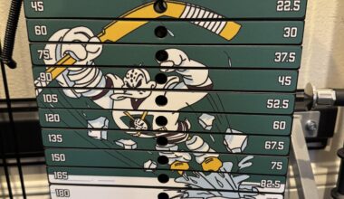 Weight stack sticker