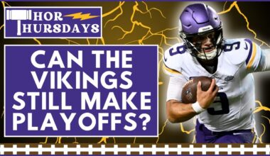 Can Minnesota Vikings STILL make playoffs? Can JJ McCarthy STILL be a franchise QB?