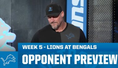 Dan Campbell previews Lions at Bengals | 2025 Week 5 Opponent Preview