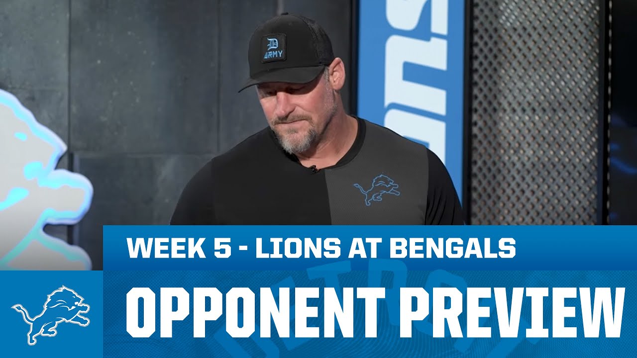 Dan Campbell previews Lions at Bengals | 2025 Week 5 Opponent Preview
