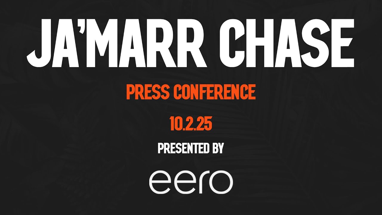 Ja'Marr Chase Press Conference - October 2