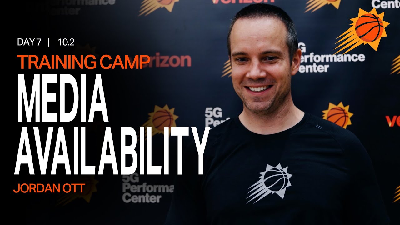 Jordan Ott Media Availability | Phoenix Suns Training Camp Day &