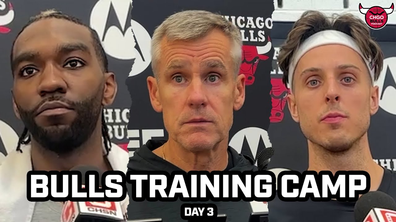 PRESS CONFERENCES: Is This Bulls Training Camp the MOST PHYSICAL in Years? | CHGO Bulls