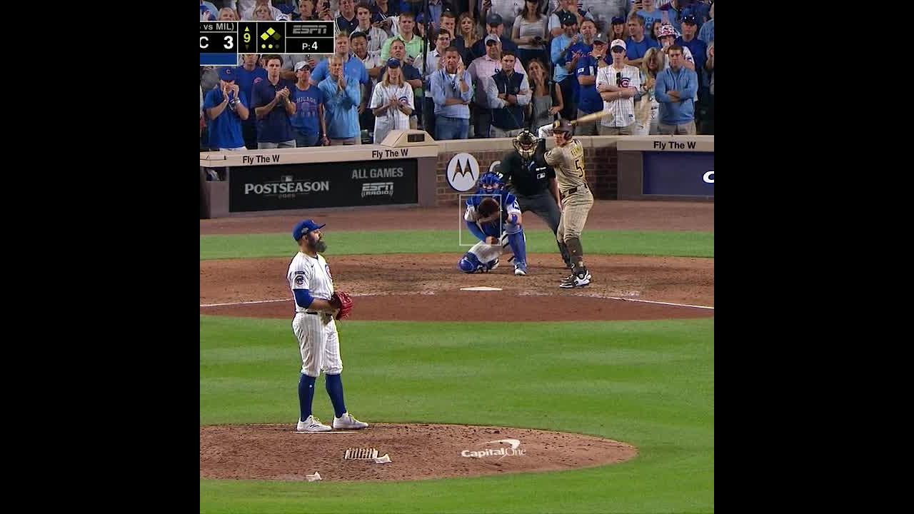 The moment Chicago Cubs eliminated San Diego Padres to advance to the NLDS 🐻