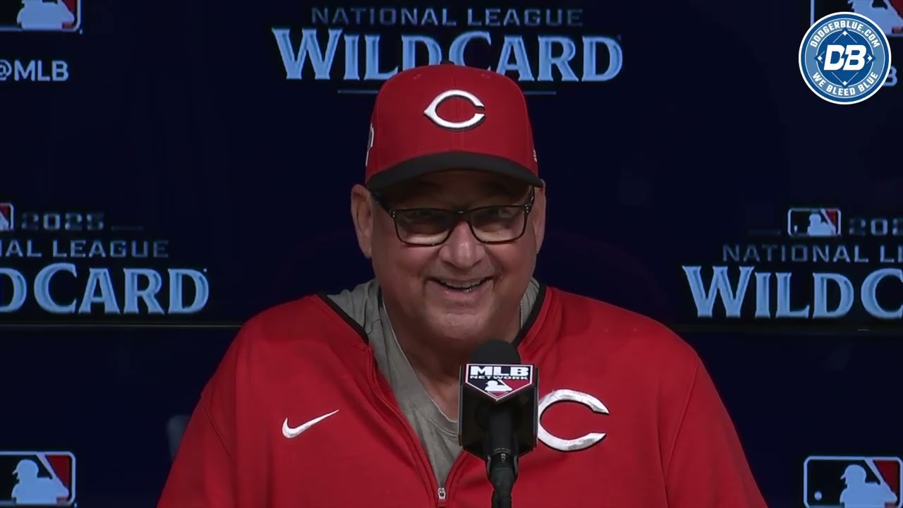 2025 Wild Card: Reds manager Terry Francona congratulates 'first class' Dodgers organization
