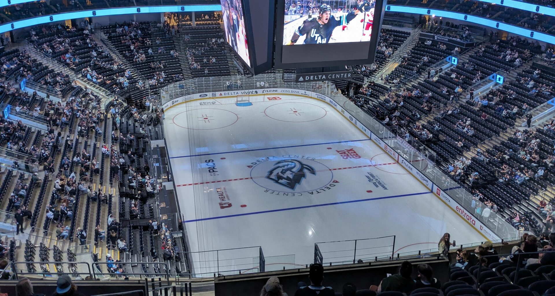 View from 104, 5 rows from top