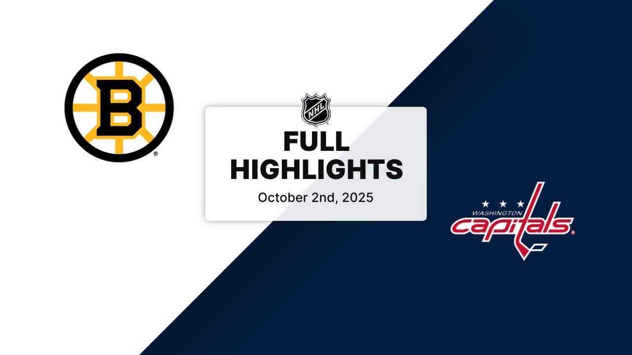 NHL Preseason Highlights | Bruins vs. Capitals | October 02, 2025