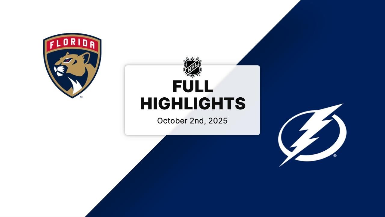 NHL Preseason Highlights | Panthers vs. Lightning | October 2, 2025