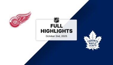 NHL Preseason Highlights | Red Wings vs. Maple Leafs | October 02, 2025