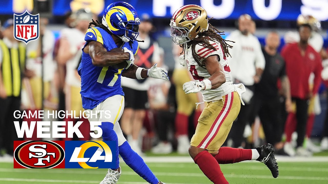 San Francisco 49ers vs Los Angeles Rams Game Highlights | 2025 NFL Season Week 5