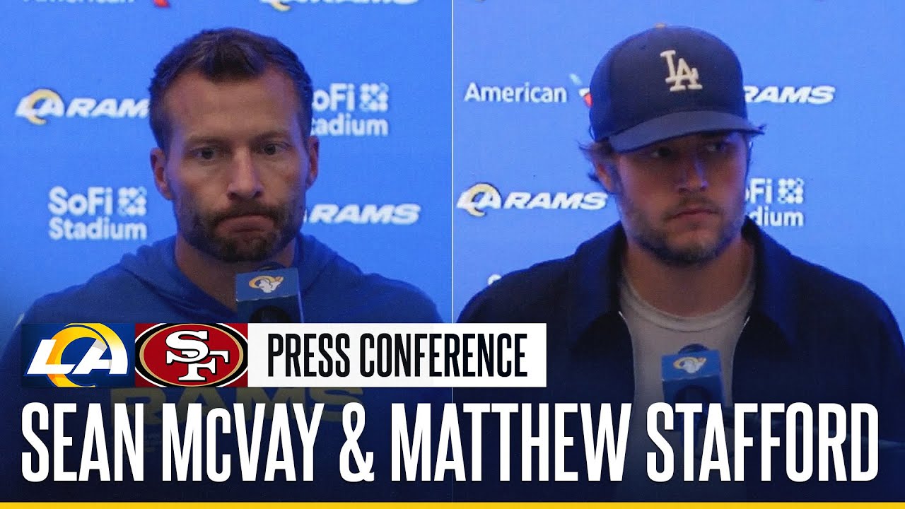 Sean McVay & Matthew Stafford Postgame Press Conference Following 49ers Matchup