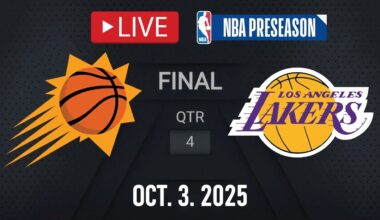 NBA LIVE! Los Angeles Lakers vs Phoenix Suns LIVE | NBA PRESEASON | Oct. 3, 2025 | 2K26