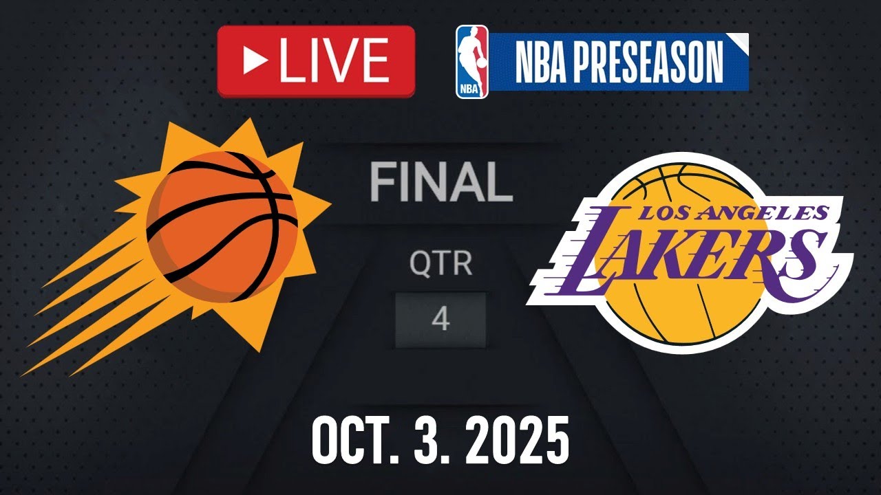 NBA LIVE! Los Angeles Lakers vs Phoenix Suns LIVE | NBA PRESEASON | Oct. 3, 2025 | 2K26