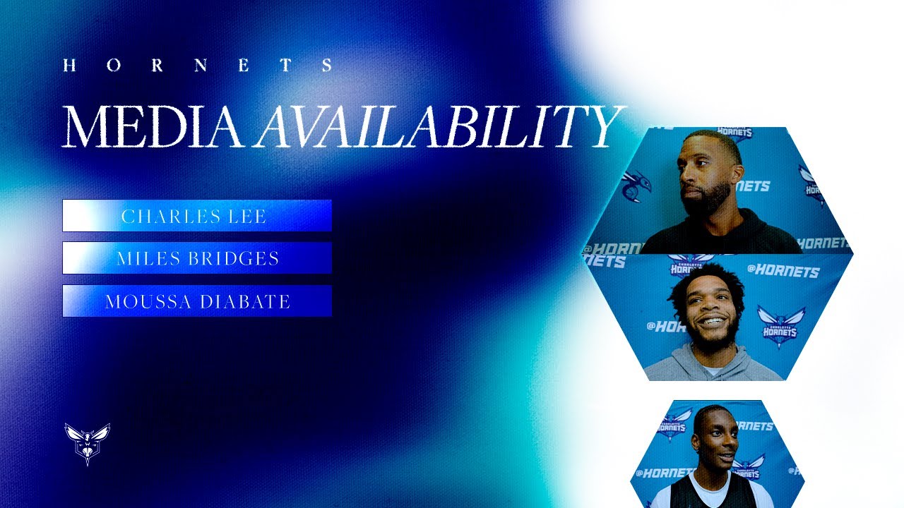 Training Camp Media Availability: Coach Charles Lee, Miles Bridges, Moussa Diabate