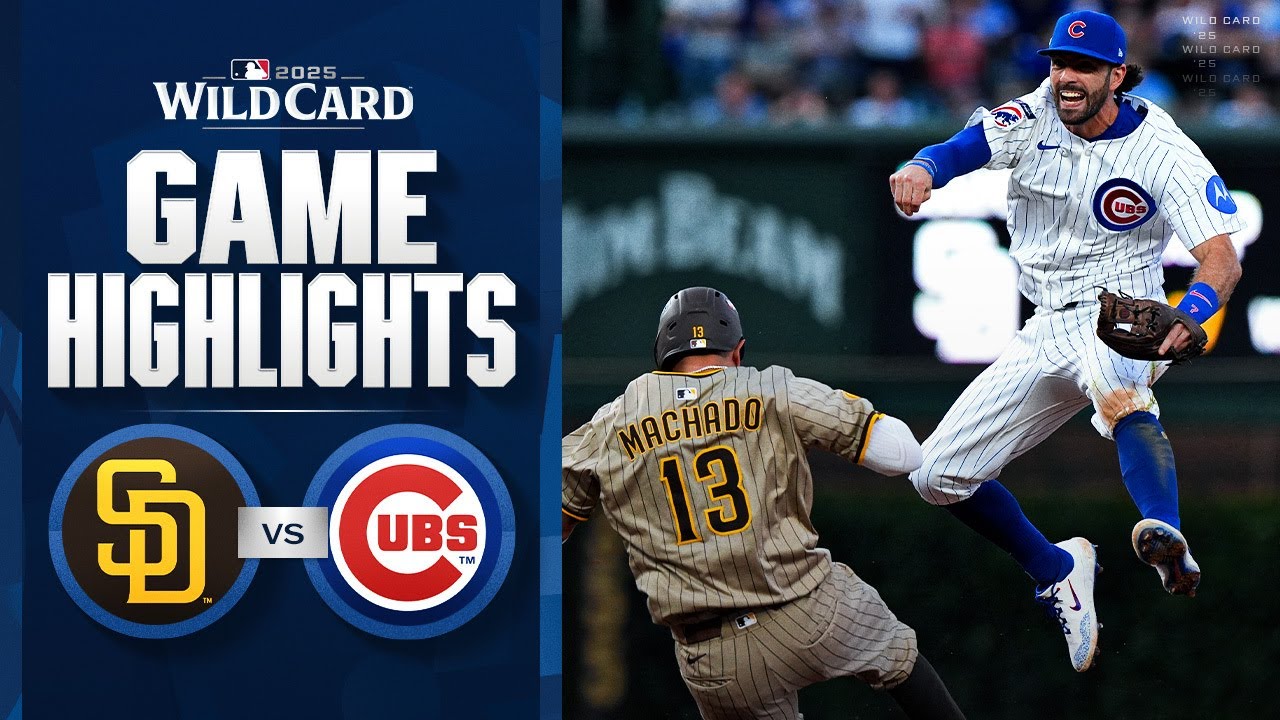 Padres vs. Cubs NL Wild Card Game 3 Highlights (10/2/25) | MLB Highlights