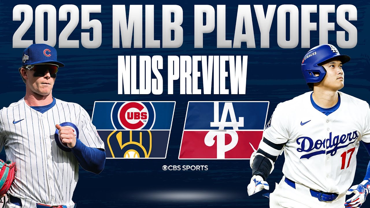 2025 NLDS Preview: Cubs vs Brewers, Dodgers vs Phillies | Predictions & Picks to Win | MLB Playoffs