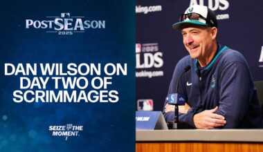 Mariners Manager Dan Wilson Talks Second Day of Postseason Scrimmages