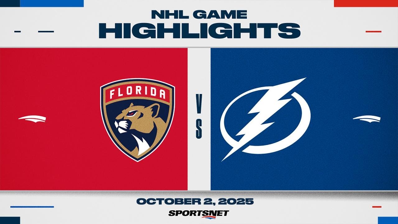 NHL Preseason Highlights | Panthers vs. Lightning - October 2, 2025
