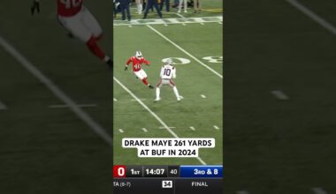 Throwback to Drake Maye’s first trip to Buffalo last season 🎯#shorts #drakemaye #nfl
