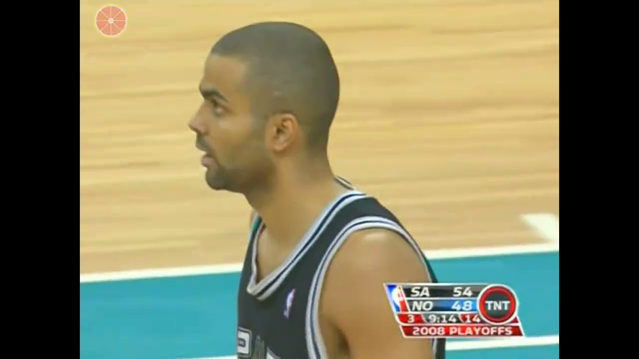 Throwback NBA Playoffs WCSF 2008.5.3 San Antonio Spurs at New Orleans Hornets G1 FHD