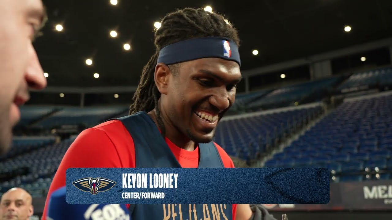 Kevon Looney on Australian fans, NBA season | Pelicans-Melbourne United Shootaround 10/3/25