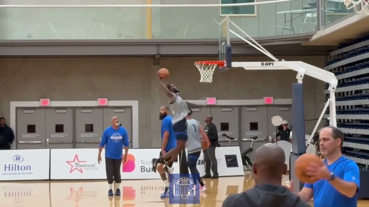 Dallas Mavericks' Anthony Davis & Dereck Lively II Sharpen Post Footwork in Vancouver