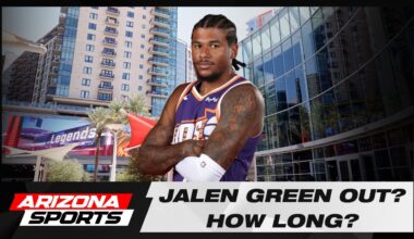 Injury update on Phoenix Suns' Jalen Green & reaction to arena's new name