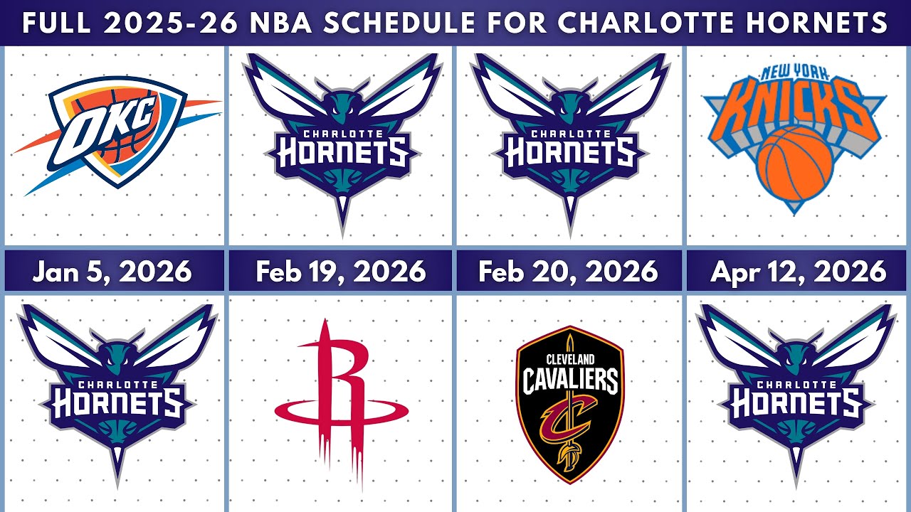 Charlotte Hornets | Full 2025-26 NBA Schedule