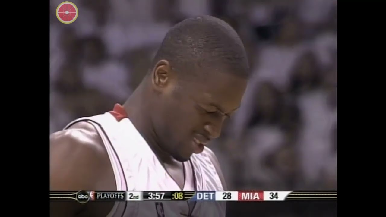Throwback NBA Playoffs ECF 2006.5.29 Detroit Pistons at Miami Heat  G4 FHD