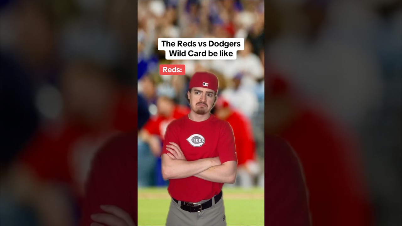 Reds vs Dodgers Wild Card be like😂⚾️