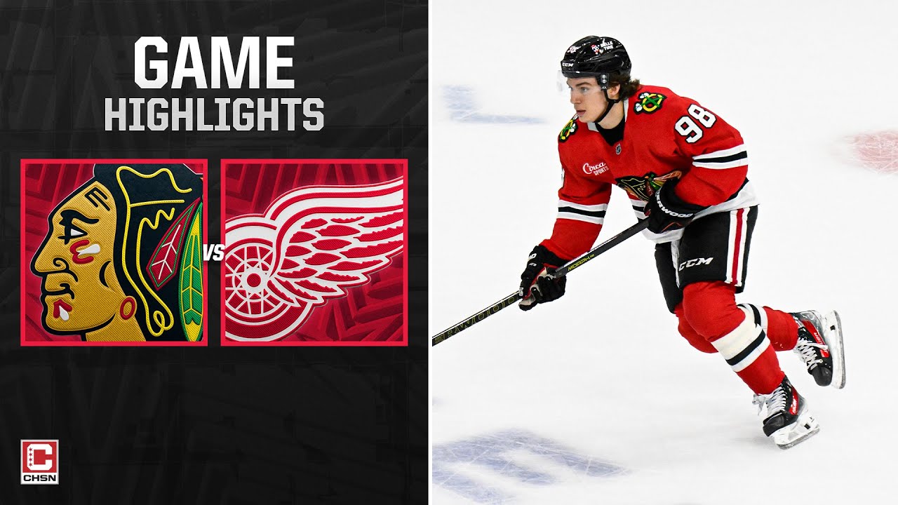 Chicago Blackhawks vs. Detroit Red Wings (09/30/25) | Preseason Highlights | CHSN Blackhawks