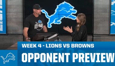 Dan Campbell previews Lions vs. Browns | 2025 Week 4 Opponent Preview