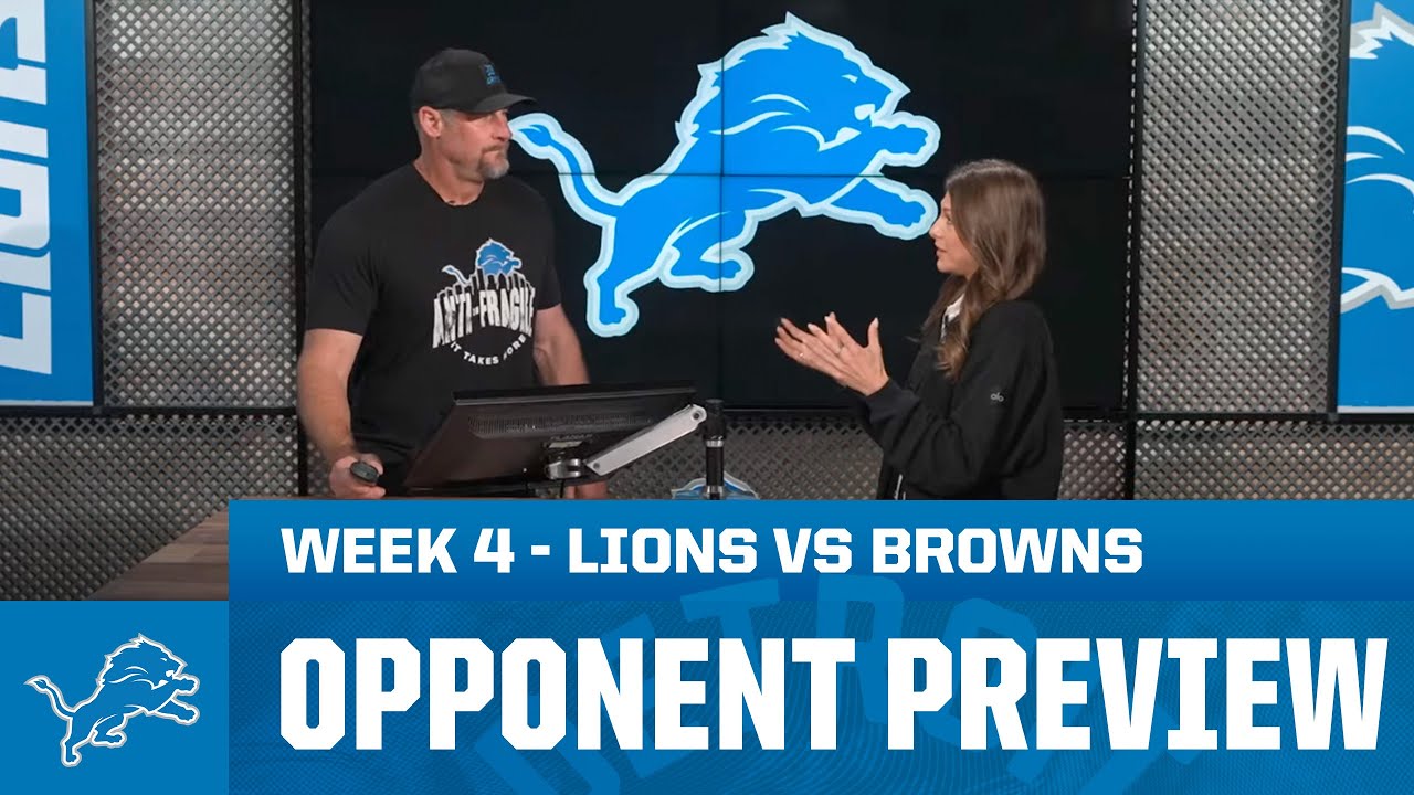 Dan Campbell previews Lions vs. Browns | 2025 Week 4 Opponent Preview