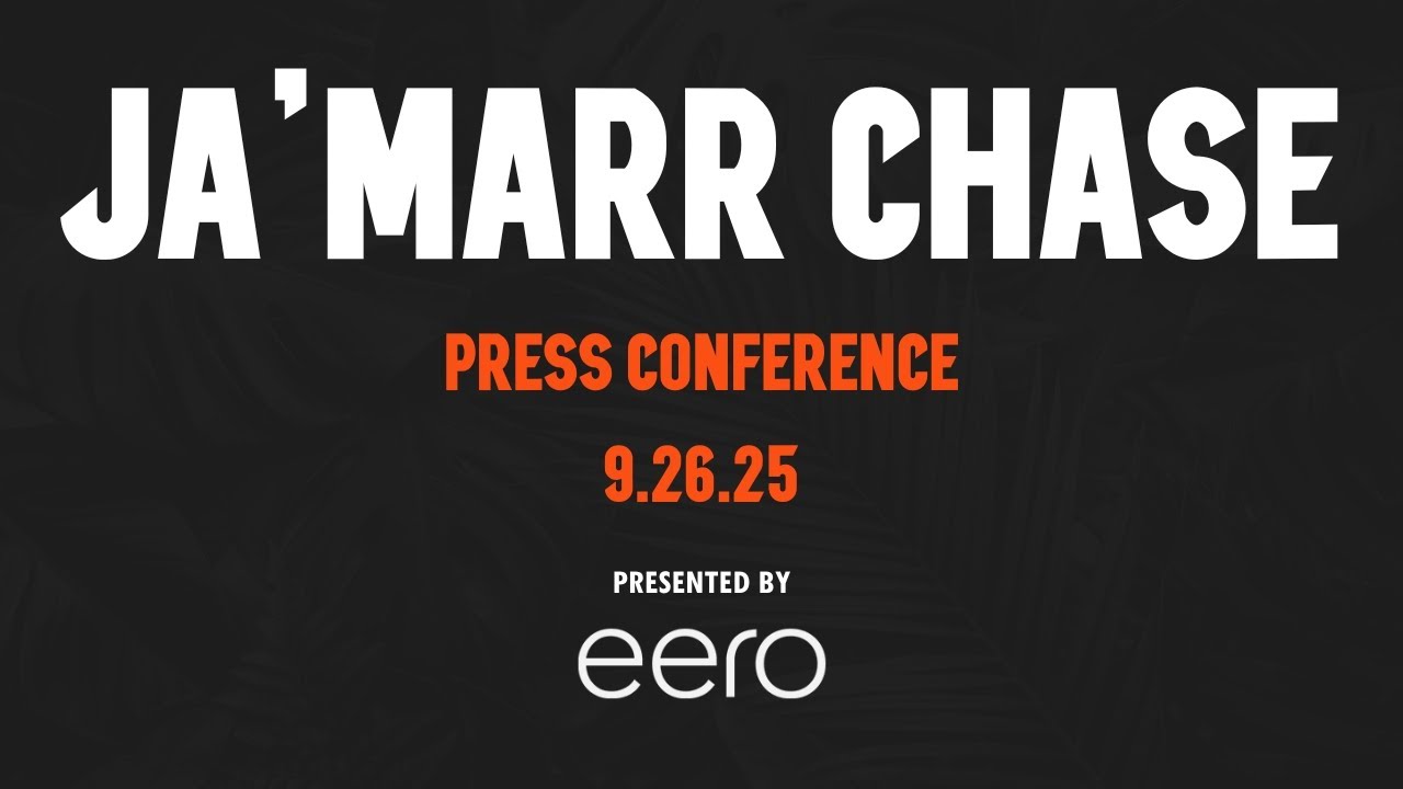 Ja'Marr Chase Press Conference - September 26