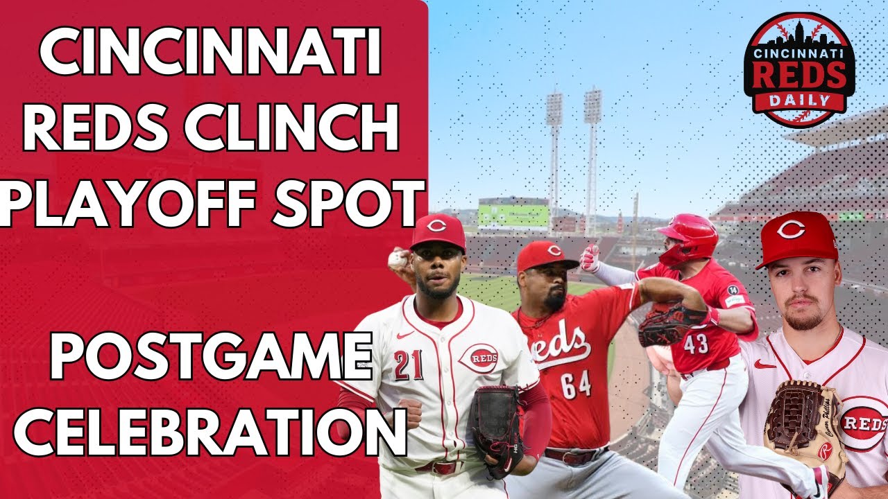 Cincinnati Reds Players and Coaches React to First Playoff Berth Since 2020
