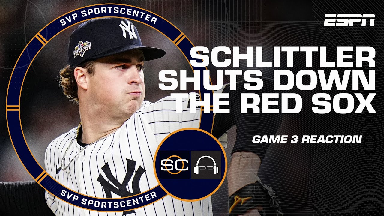 Red Sox vs. Yankees Reaction 🍿 Cam Schlittler's historic outing leads NY to ALDS | SC with SVP