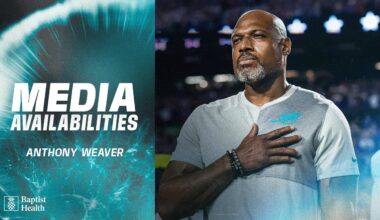 Anthony Weaver meets with the media | Miami Dolphins